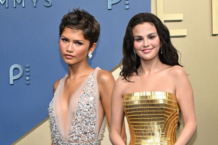 ZLATO I SREBRO DOMINIRALI NA EMIJU: Selena Gomez i Zendeja ZABLISTALE I donele dva potpuno različita pogleda na glamur (FOTO) ZLATO I SREBRO DOMINIRALI NA EMIJU: Selena Gomez i Zendeja ZABLISTALE I donele dva potpuno različita pogleda na glamur (FOTO)